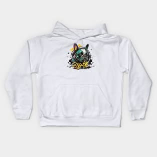 Graffiti Paint French Bulldog Creative Kids Hoodie